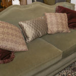 HICKORY WHITE Jade Upholstered Double Camelback Sofa - Image 2