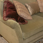 HICKORY WHITE Jade Upholstered Double Camelback Sofa - Image 4