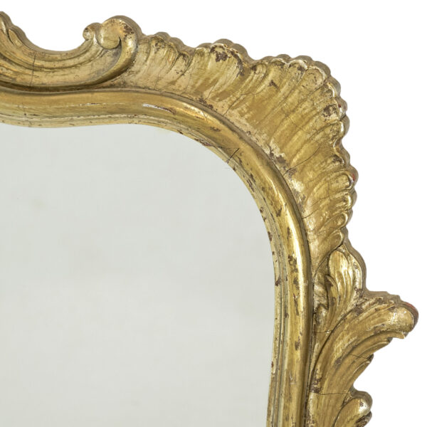 JOHN WIDDICOMB Gold Acanthus Leaf Framed Mirror - Image 3