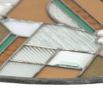 Large Round Art Glass Panel - Image 3