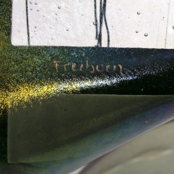 Art Glass Bowl Attributed to CHRISTINE FREEBURN - Image 5