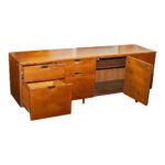 Vintage Mid Century Modern ROBERT JOHN Walnut Credenza - Image 2