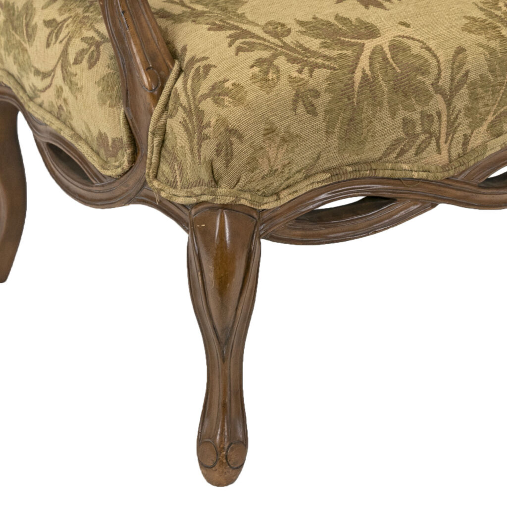 BERNHARDT French Style Accent Chair with Foliate Upholstery | Grandview ...