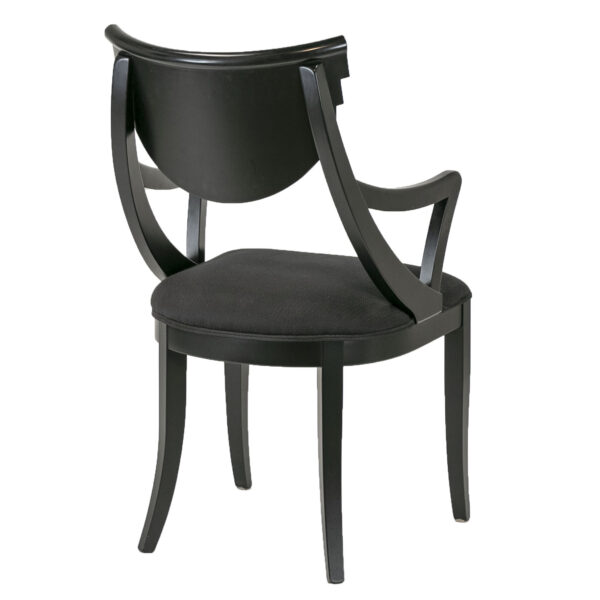 CONSTANTINI PIETRO Italian Postmodern Dining Table with 6 chairs and 2-19.5” Leaves - Image 8