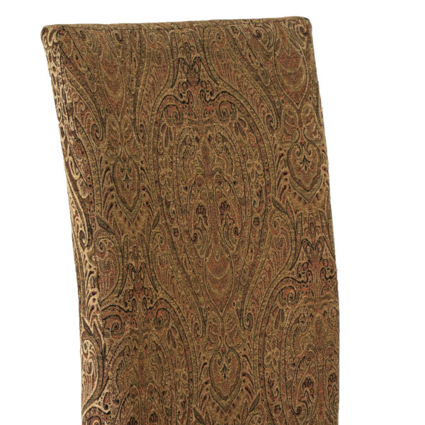 Pair of High Back Tapestry Upholstered Dining Chairs - Image 4