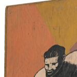 Signed E. GARVEY Vintage Painting on Board of a Boxer - Image 3