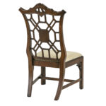 Set of 6 Walnut Dining Chairs Reupholstered by CENTNERS - Image 4