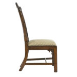 Set of 6 Walnut Dining Chairs Reupholstered by CENTNERS - Image 3