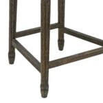 Pair of RESTORATION HARDWARE Leather Medallion Counter Stools - Image 7