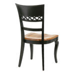 NICHOLS AND STONE Two Tone Dining Table with 4 Chairs 1-18” Leaves - Image 5