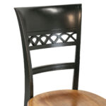 NICHOLS AND STONE Two Tone Dining Table with 4 Chairs 1-18” Leaves - Image 6