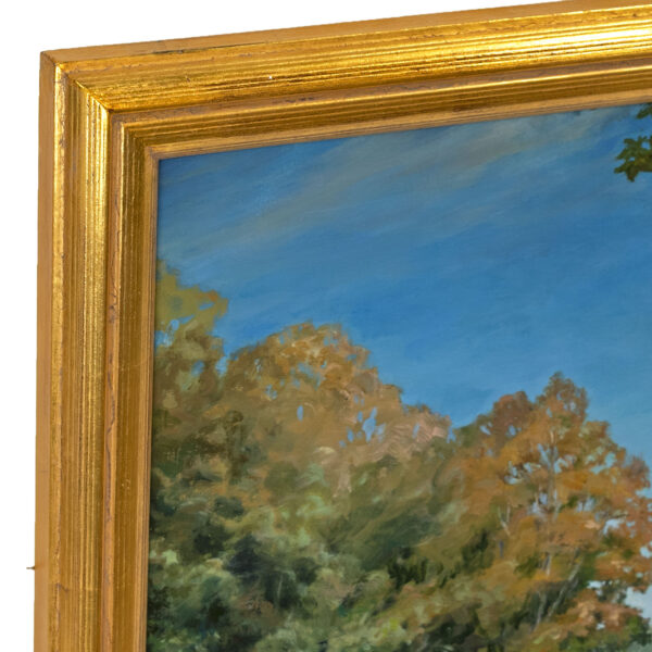 TOM HARBRECHT Signed Original Oil on Canvas “Fall Landscape” - Image 4