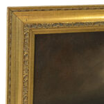 Antique Oil Painting of a Moonlit Seascape - Image 4
