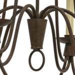 POTTERY BARN Armonk 6 Light Chandelier - Image 5