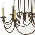 POTTERY BARN Armonk 6 Light Chandelier - Image 4