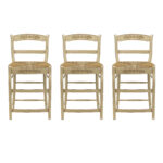 Set of 3 French Country Counter Stools