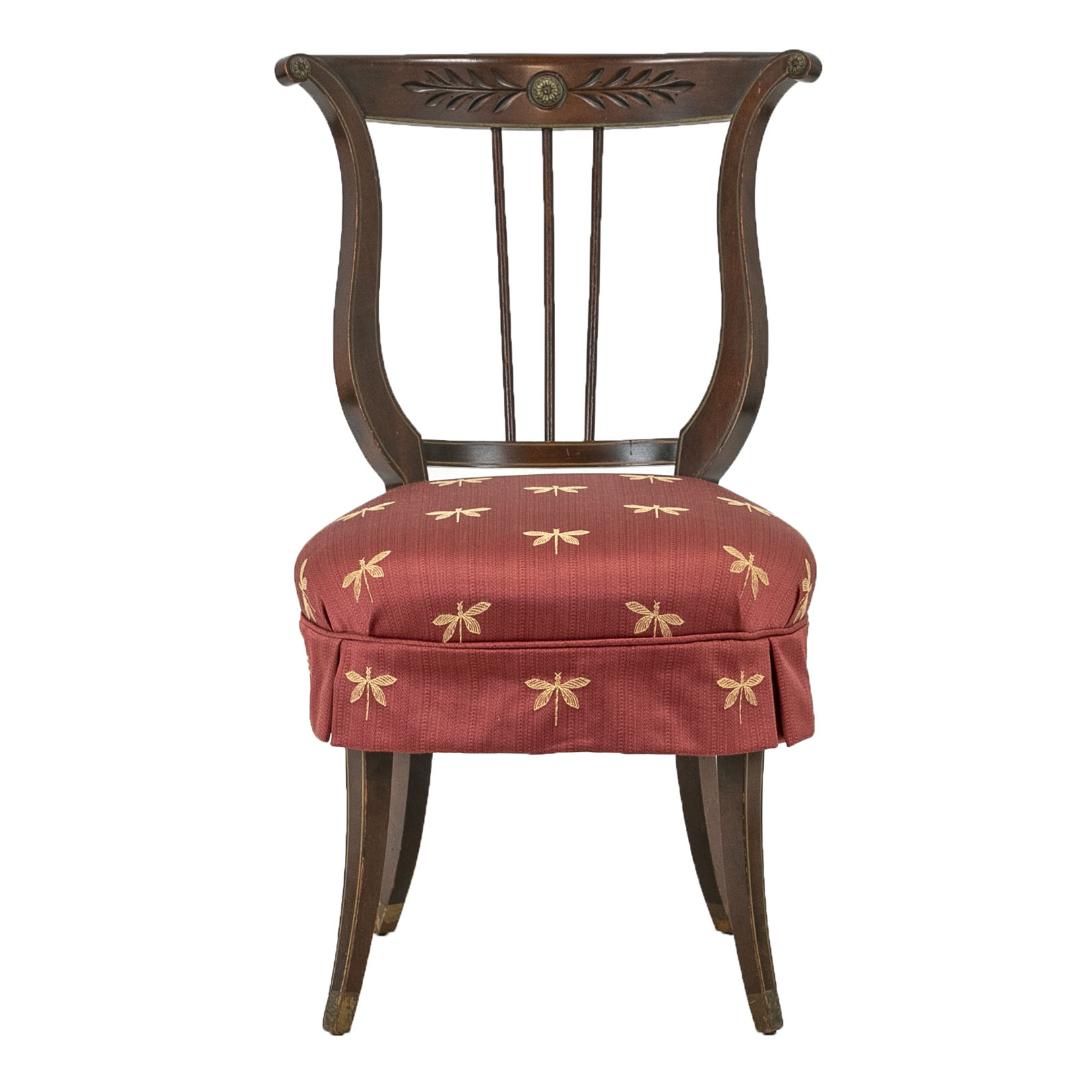 Vintage lyre back online chairs