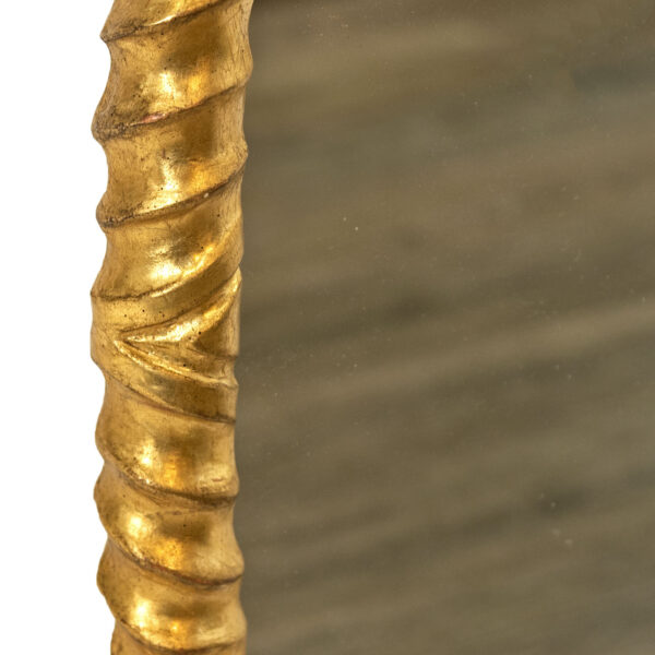 CARVERS’ GUILD Oval Twist Gold Mirror - Image 3