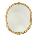 CARVERS’ GUILD Oval Twist Gold Mirror