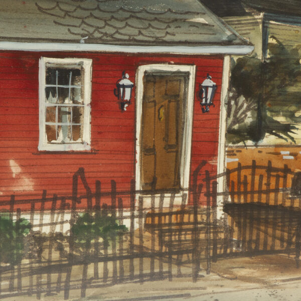 Vintage BYRON KOHN(1926-2010) Original Signed Watercolor Painting - Image 3