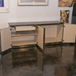 Vintage Mirrored 4 Door Buffet - Image 3