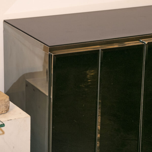 Vintage Mirrored 4 Door Buffet - Image 5