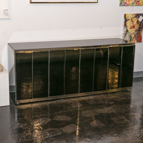 Vintage Mirrored 4 Door Buffet - Image 2