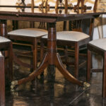 STICKLEY Haverford Dining Table with 6 Chippendale Chairs - Image 10