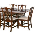 STICKLEY Haverford Dining Table with 6 Chippendale Chairs