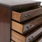 HENREDON Heritage Banded Mahogany 4 Drawer Chest - Image 4