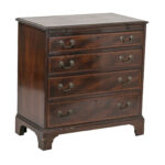 HENREDON Heritage Banded Mahogany 4 Drawer Chest