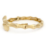 Bamboo Bypass Bangle in 14 Karat Gold - Image 2
