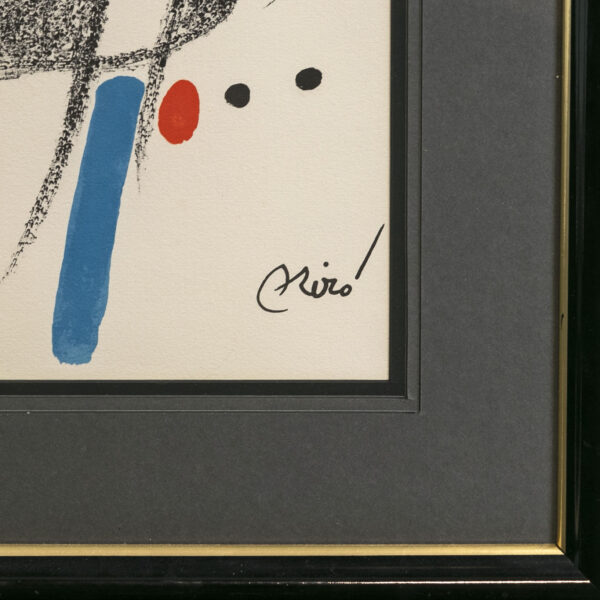 JOAN MIRÓ (1893-1983) Plate Signed Lithograph “Maravillas con Variaciones Acrósticas” - Image 4