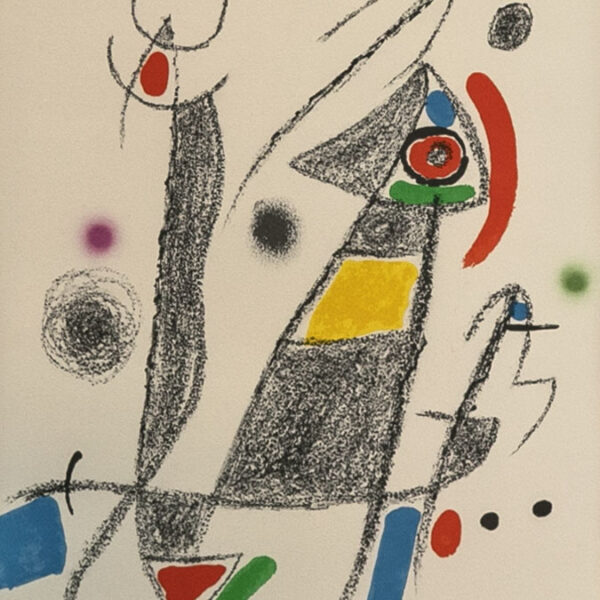 JOAN MIRÓ (1893-1983) Plate Signed Lithograph “Maravillas con Variaciones Acrósticas” - Image 2
