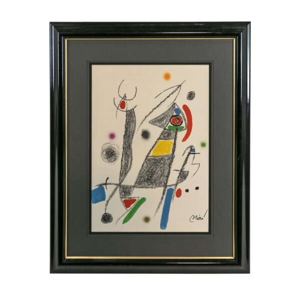 JOAN MIRÓ (1893-1983) Plate Signed Lithograph “Maravillas con Variaciones Acrósticas” - Image 1