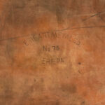 Vintage ERIE ART METAL CO. No. 75 Copper Riveted Lockbox - Image 5