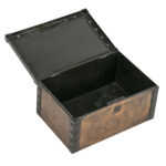 Vintage ERIE ART METAL CO. No. 75 Copper Riveted Lockbox - Image 4