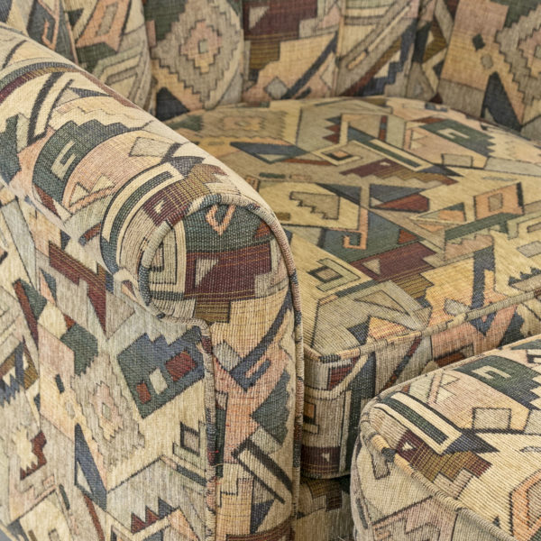 BEACHLEY FURNITURE Southwestern Upholstered Club Chair and Ottoman - Image 5