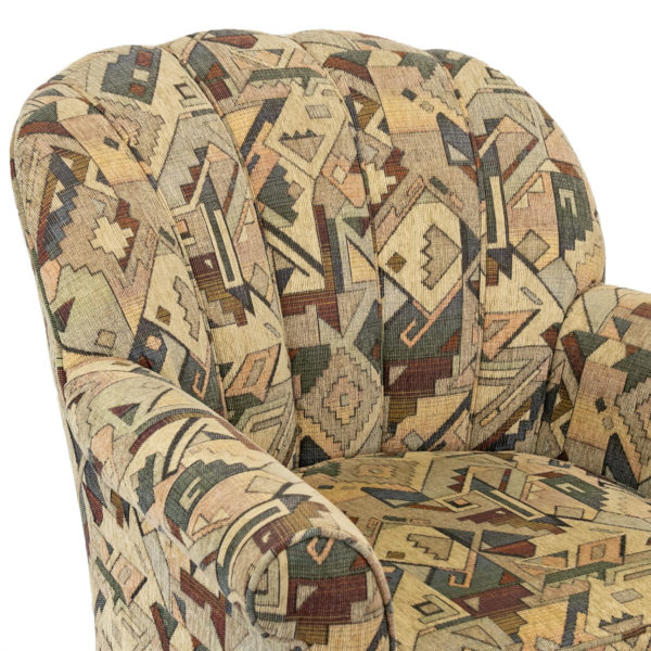 BEACHLEY FURNITURE Southwestern Upholstered Club Chair and Ottoman - Image 4