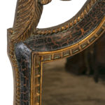 PARAGON Black and Gold Crackle Finish Mirror - Image 3