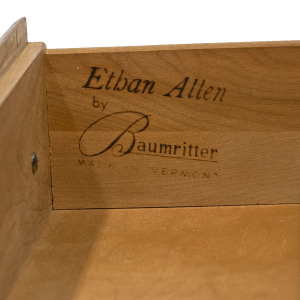 ETHAN ALLEN Baumritter Maple Single Drawer Chest - Image 5