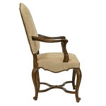 Set of 6 BAKER Dining Chairs in Cream Damask - Image 4