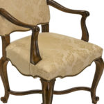 Set of 6 BAKER Dining Chairs in Cream Damask - Image 7