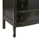 Antique Refinished 4 Drawer Chest with Oval Mirror - Image 7