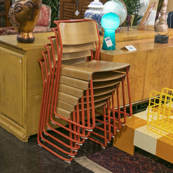 Set of 6 Canteen Chairs by VERY GOOD & PROPER - Image 8
