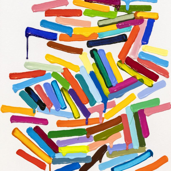 MARTINA NEHRLING (1970-) Acrylic Painting on Paper - Image 2