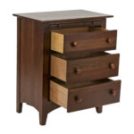 KINCAID FURNITURE Gathering House 3 Drawer Bedside Chest - Image 3