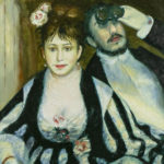 Signed RAYMOND Reproduction Oil on Canvas “Le Loge” by RENOIR - Image 2