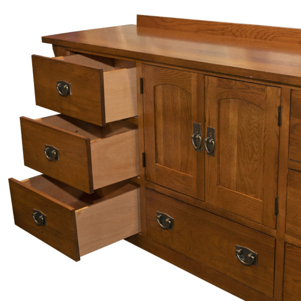 KINCAID FURNITURE Mission Style Oak Sideboard - Image 2
