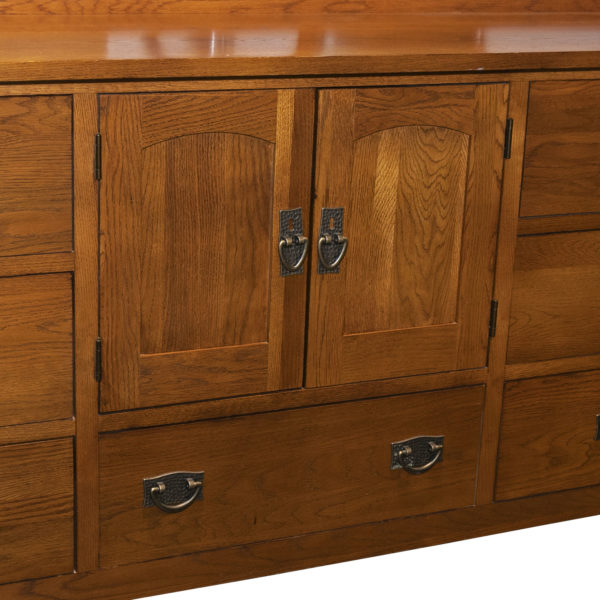 KINCAID FURNITURE Mission Style Oak Sideboard - Image 7